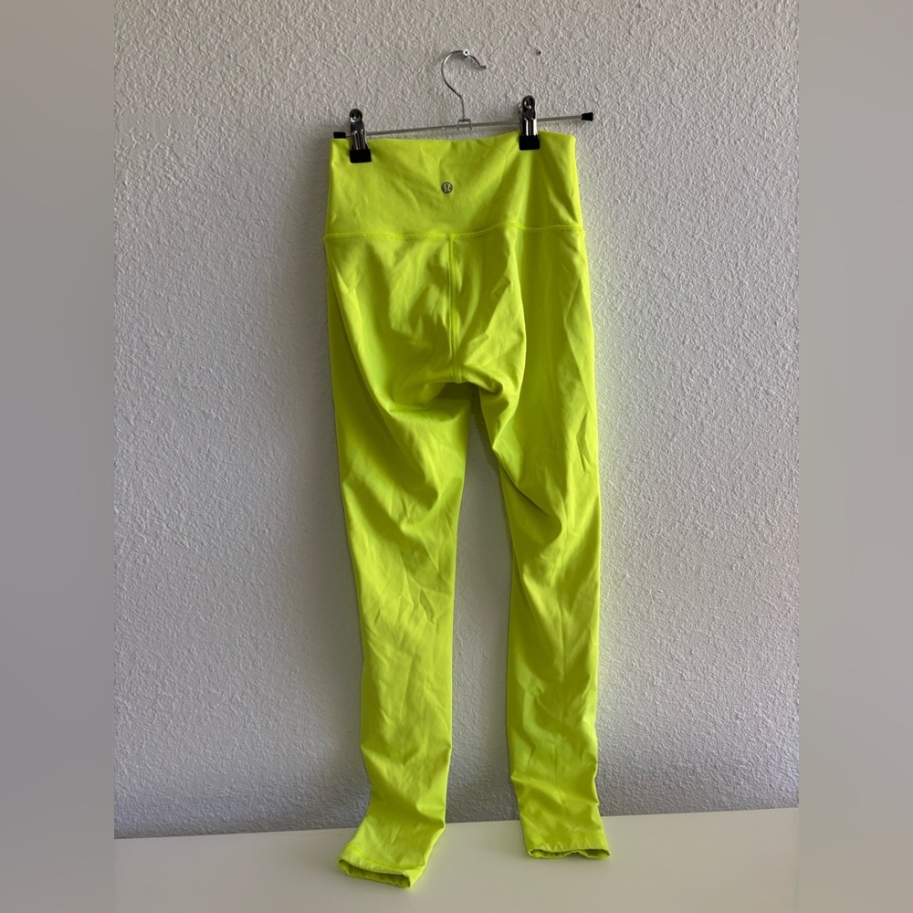 Lululemon neon yellow leggings